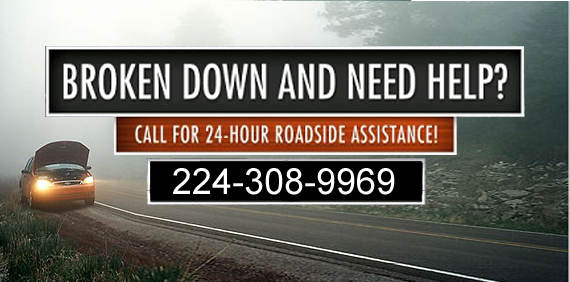 Hooks Towing and Recovery LLC 224-308-9969 Fast and affordable towing and roadside assistance